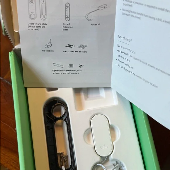 Wired Video Doorbell - Black and White - Picture 3 of 9